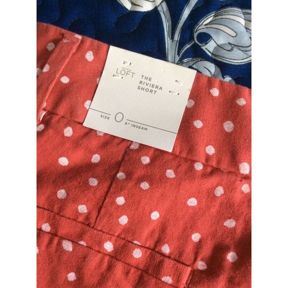 NWT Ann Taylor Loft  Polka Dot Shorts - 0 - Picture 4 of 5